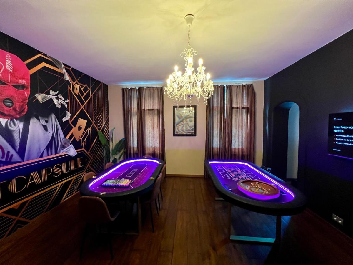 Capsule Casino - Jacuzzi - Billard - Netflix - Console & Jeux Apartment Mons Ngoại thất bức ảnh