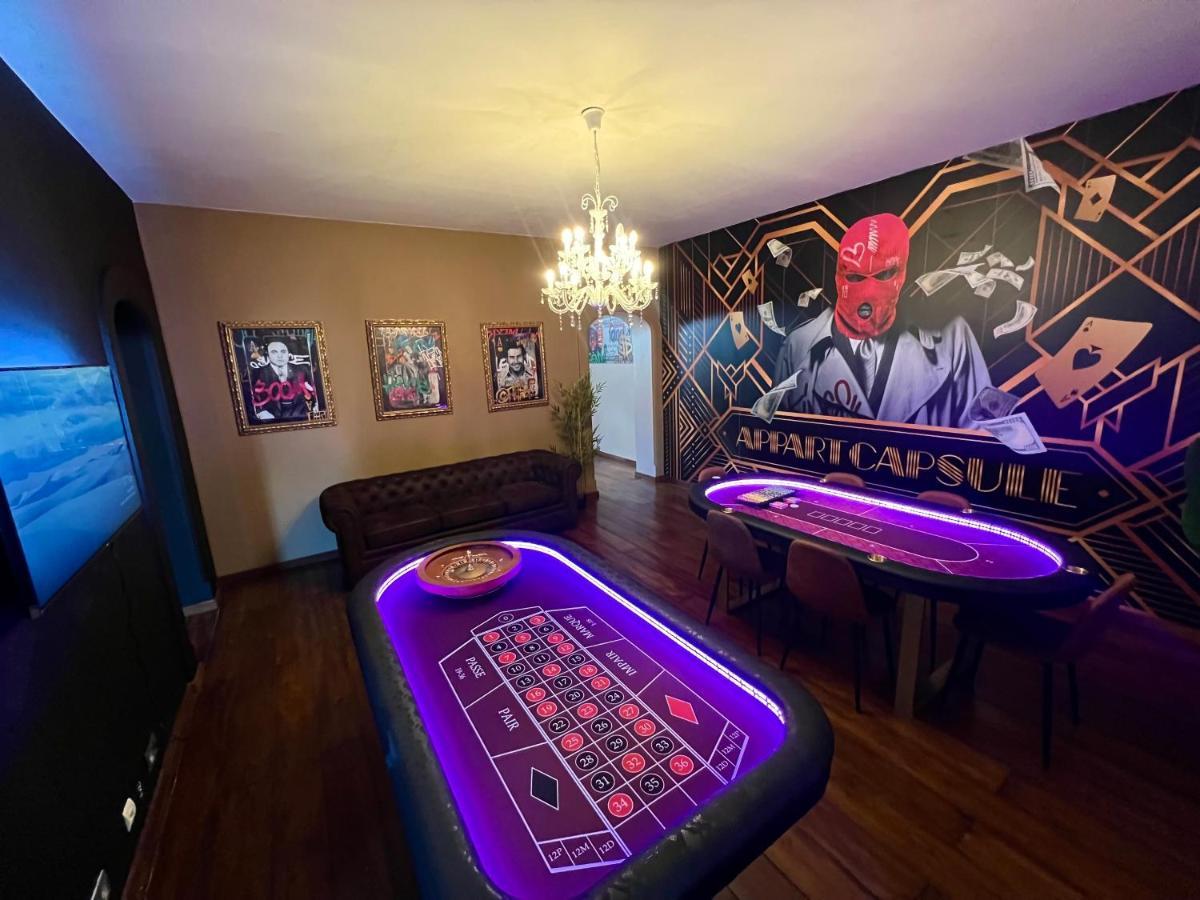 Capsule Casino - Jacuzzi - Billard - Netflix - Console & Jeux Apartment Mons Ngoại thất bức ảnh