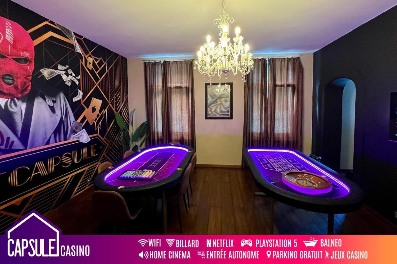 Capsule Casino - Jacuzzi - Billard - Netflix - Console & Jeux Apartment Mons Ngoại thất bức ảnh